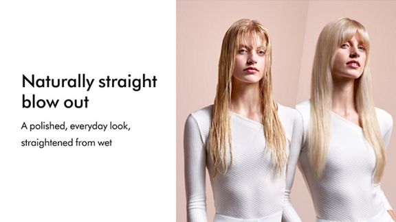 Dyson Airstrait dryer and straightener (Prussian Blue/Rich Copper)
