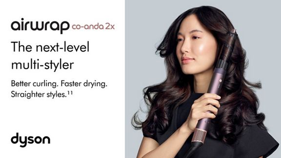 Dyson Airwrap Co-anda2x multi-styler and dryer Straight+Wavy (Jasper Plum)