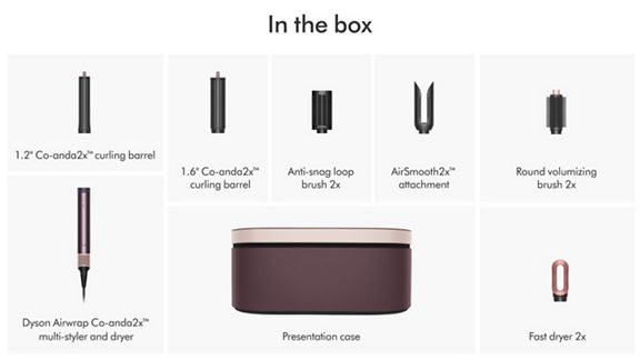 Dyson Airwrap Co-anda2x multi-styler and dryer Straight+Wavy (Jasper Plum)