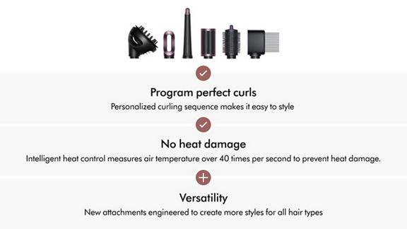 Dyson Airwrap i.d. multi-styler and dryer Curly+Coily (Jasper Plum)