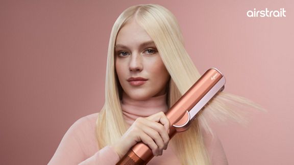 Dyson Airstrait dryer and straightener (Amber silk)