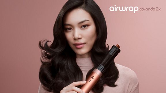 Dyson Airwrap Co-anda2x multi-styler and dryer Curly+Coily (Amber silk)