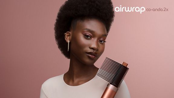 Dyson Airwrap Co-anda2x multi-styler and dryer Curly+Coily (Amber silk)