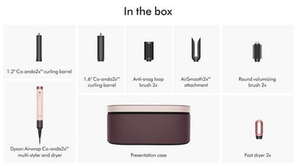 Dyson Airwrap Co-anda2x multi-styler and dryer Straight+Wavy (Ceramic Pink/Rose Gold)