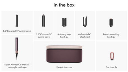 Dyson Airwrap Co-anda2x multi-styler and dryer Straight+Wavy (Jasper Plum)